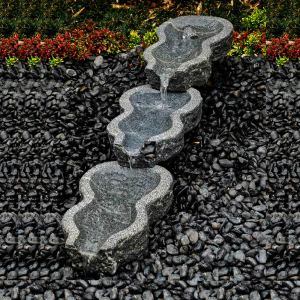Fonte de pedra cascata decorativa artificial Tipo B 45cm