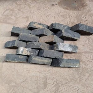 Antiqued Grey Corner Bricks Wall Clay Outdoor Indoor Decoration