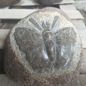 Carved stone dragonfly craft