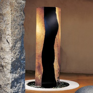 Basalt column landscaping stone for outdoor decor