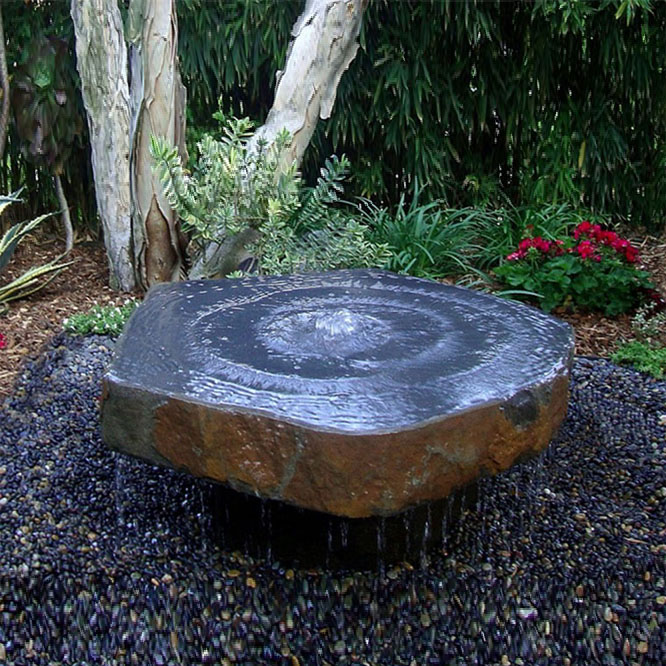 Factory directly supply Natural Stone Pavers -
Basalt dish, polished bowls & Dome fountains – Magic Stone detail pictures