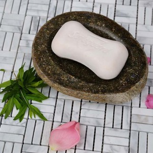 Wholesale marble stone square bathtub soap dish holder