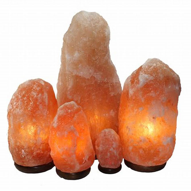 How is the rock lamp formed?