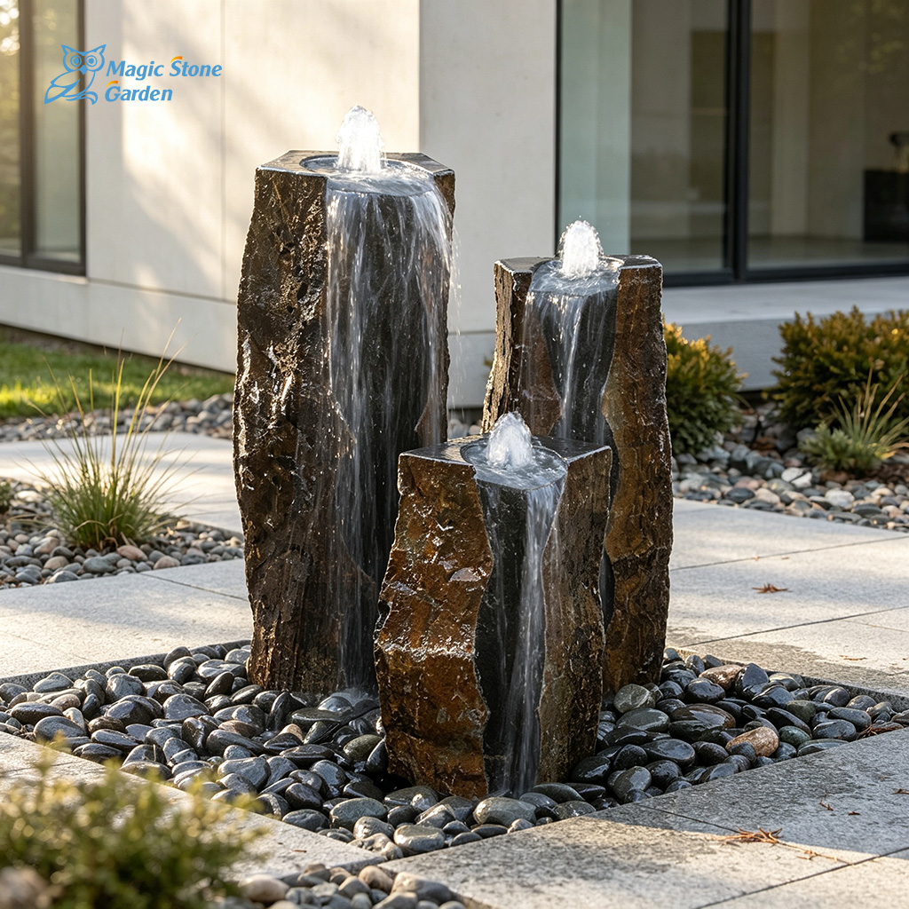 Natural Basalt Water Fountain – Recreate the Serene Waterscape Aesthetics of Courtyards