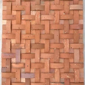 Antiquated Style Mosaic Red Clay Sintered Thin Solid Firebricks
