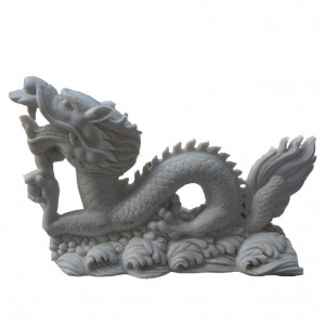 Super Lowest Price Black Basalt Paver -
 Chinese hand carved dragon carving – Magic Stone