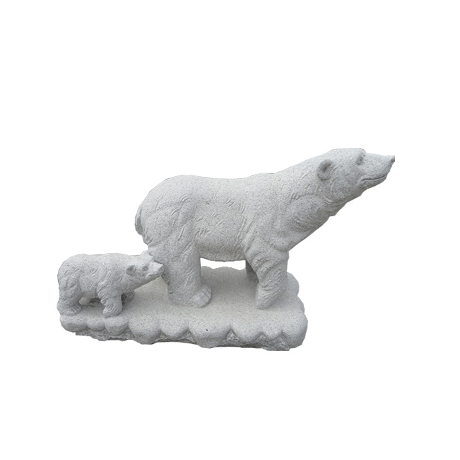 Wholesale Dealers of Home Decoration Water Feature -
 Life size bear stone sculpture – Magic Stone