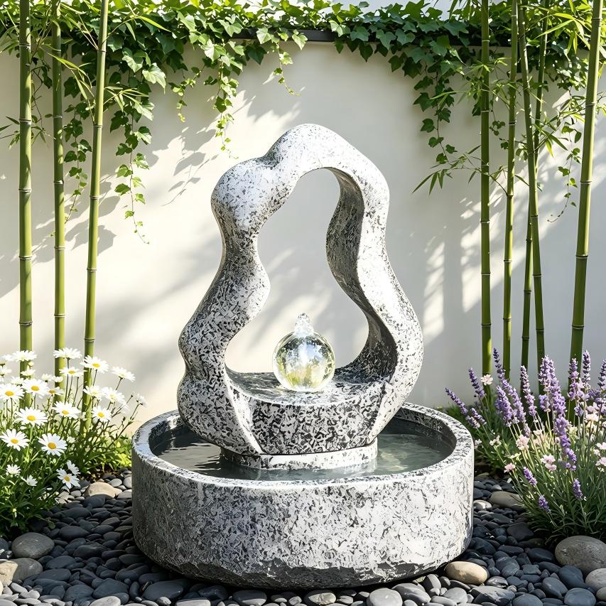 Artistic Granite Water Fountain Sculptures
