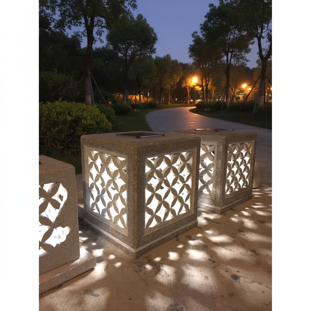 Solar Stone Lantern: Timeless Light for Modern Gardens