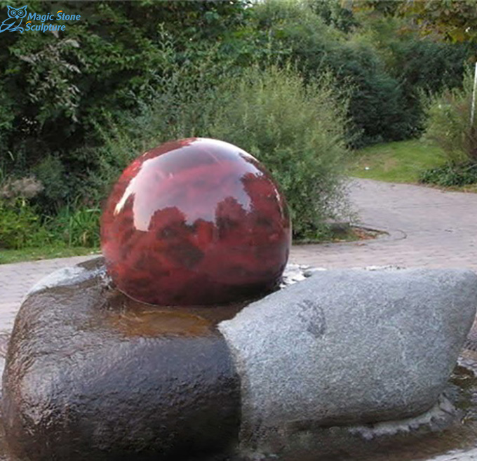 OEM/ODM Supplier Chinese Basalts -
 Ball shape landscaping sandstone for garden decor – Magic Stone