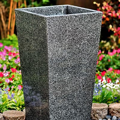 OEM/ODM China Holiday Gift Ideas -
Decorative granite stone flower pots and planters – Magic Stone detail pictures