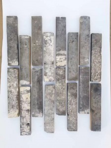 Grey Slice Wall Clay Bricks for Indoor Outdoor Dining Decoration – Antiqued Finish