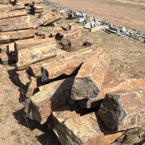 18 Years Factory New Marble Coaster -<br />
 Basalt raw material gold creek stone column - Magic Stone