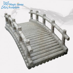 Japanese style stone bridge for garden decor