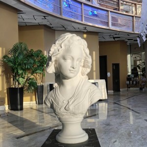 Modern Female Literary Icon Bust Statue Gallery Level Craftsmanship with Fine Texture