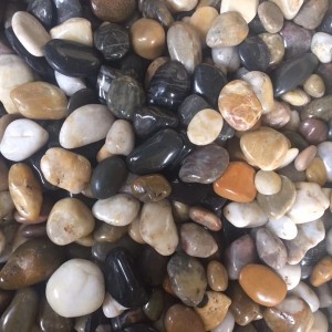 High Quality Natural Polished Smooth Mix Color Decorative Pebble Stones for Garden Landscape