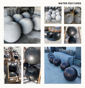Outdoor Granite Water Wall Fountain for Gardens and Patios