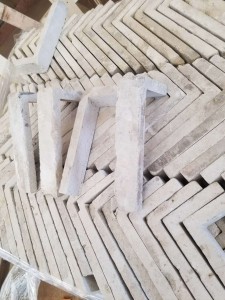 White Clay Corner Bricks Thin Solid Firebricks