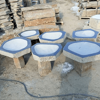 China New Product Granite Paving Stone -
 Wholesale dark grey basalt birdbath – Magic Stone