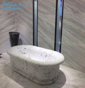Banheira autônoma de pedra de granito para uso em banheira