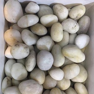 Polished White Pebble Stones, 1-2cm / 2-4cm / 3-5cm / 5-8cm