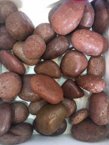 Red Polish Pebble Stone, 2-4cm / 3-5cm / 5-8cm