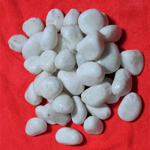 Snow White pebble Stone, 1-2cm / 2-3cm / 3-4cm