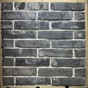 Grey Slice Antiqued Wall Bricks for Dining Kitchen Indoor Home Decor