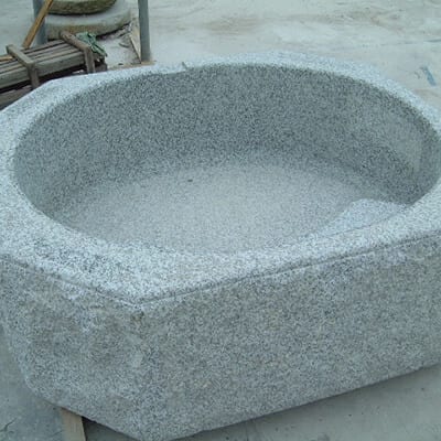 Factory source Flower Pot -
Square solid stone bath tub bathtub – Magic Stone detail pictures