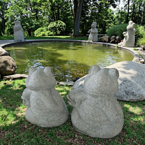 Modern Design Outdoor Garden Decoration Stone Figure Statue Animal Style Animal Statue