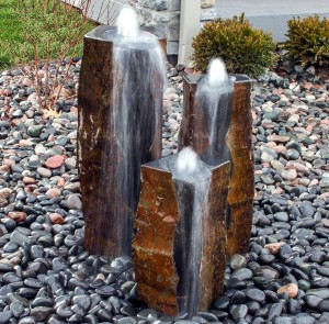 Flat top natural fountain basalt kits