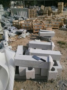 Granite Water Fountain Indoor and Outdoor Home Garden Ornament for Villa
