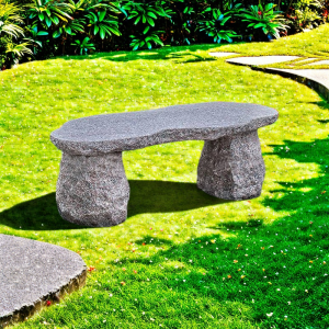 Granite custom size carved stone bench for park decor