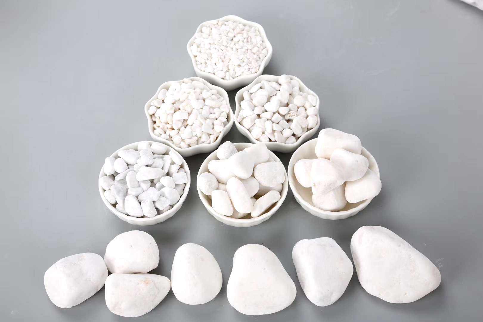 The Most Popular Snow White Pebble Stones from Magic Stone
