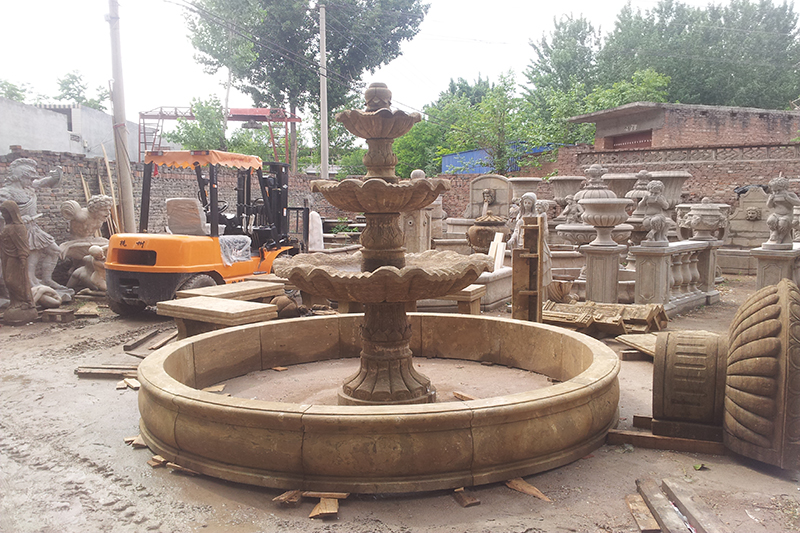 european style fountain