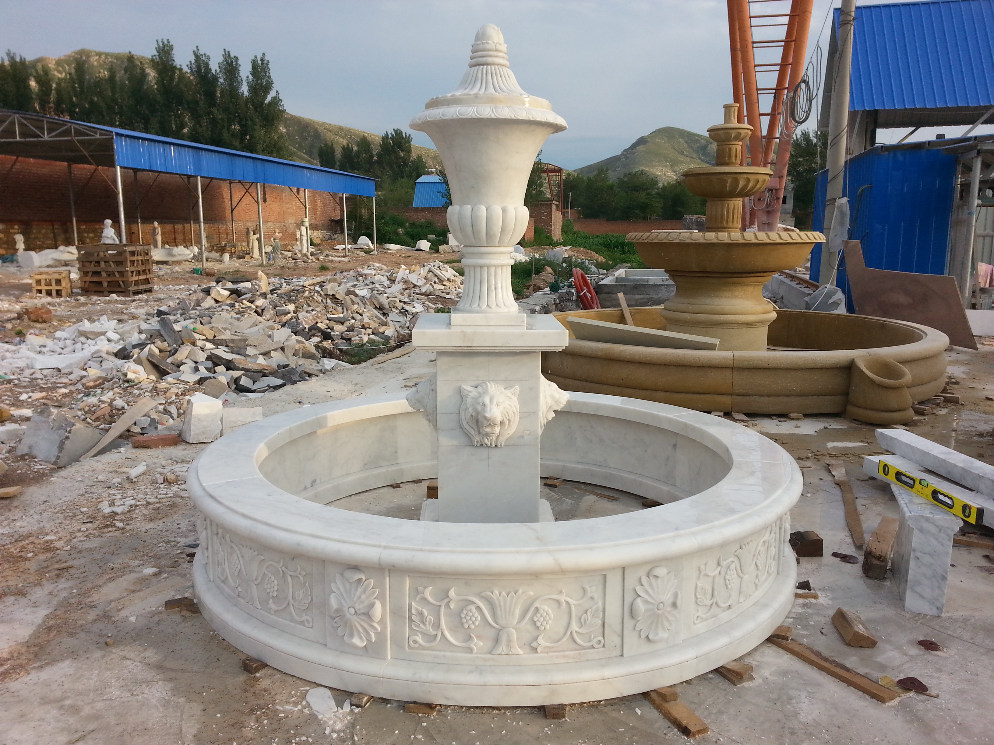 Stone carving fountain for the home & garden?
