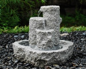 Modern and Traditional Outdoor Grey Granite Water Wheel Fountains Garden Ornaments Decoration Stone Garden Products