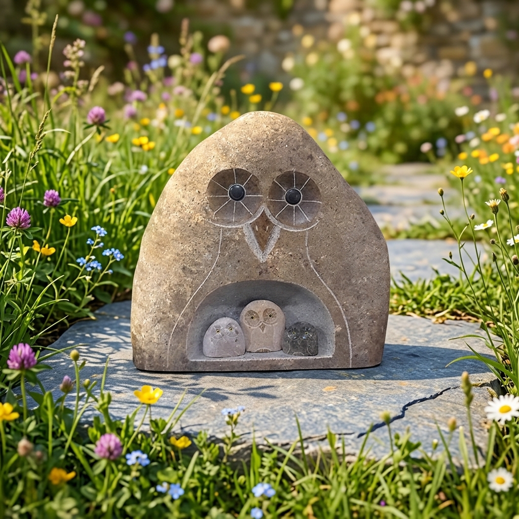 Cobble Stone Sculptures: Unique Decor for Your Space