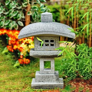2021 hot sale granite Japanese outdoor lights