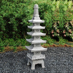 Bottom price Massage Roller Bar -
 Japanese garden statue pagoda lanterns – Magic Stone