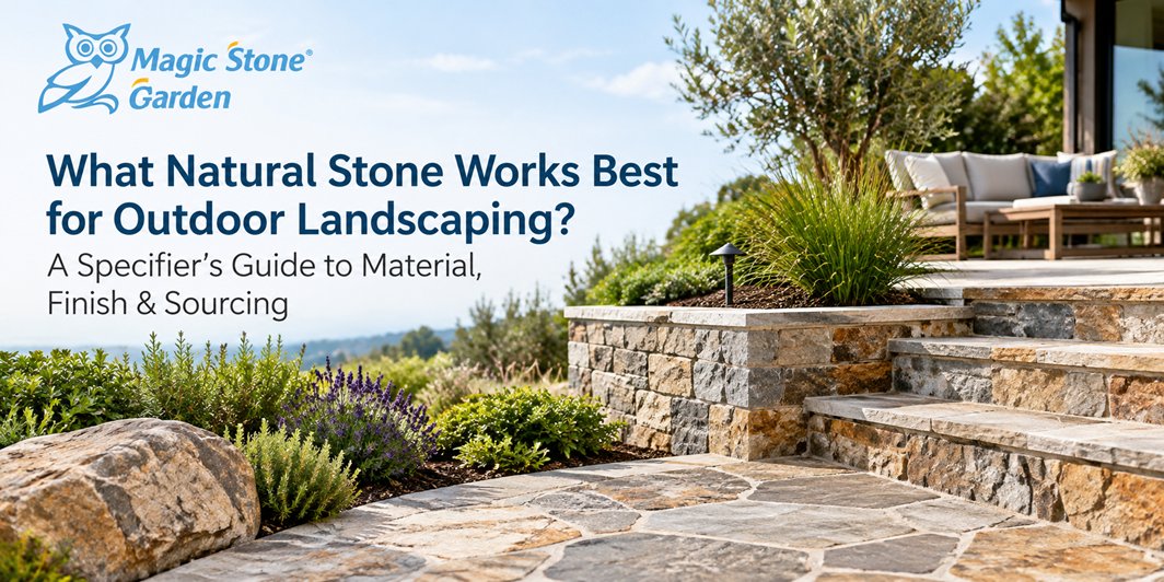 What Natural Stone Works Best for Outdoor Landscaping? A Specifier's Guide to Material, Finish & Sourcing