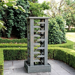 Custom Modern Granite Fountain Statue Durable Marble Garden Ornament for Park Hotel or Villa Outdoor Use