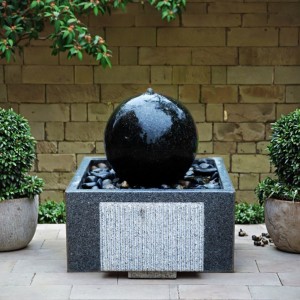 Modern Style Outdoor Stone Water Fountain