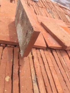 Vintage Antique Red Clay Bricks Sintered Ceramic Construction with Solid Firebricks Function Wall Decoration Cement Material