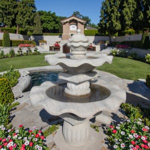 Grand Multi Tier Marble Fountain Ornate Outdoor Water Feature for Luxury Gardens