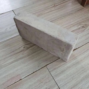 Antiqued Finish Full-Size White Clay Bricks Solid Firebricks