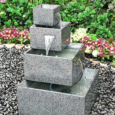 Trending Products White Carrara Marble Coaster -
 Best patio garden fountains and water feature – Magic Stone
