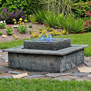 Elegant Natural Granite Stone Garden Water Fountain European Style for Indoor/Outdoor Use
