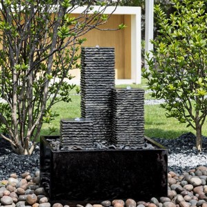 Wholesale Modern Granite Water Features Fountain Premium Hand Carved Outdoor Garden Ornaments for Hotels Premium Stone Garden