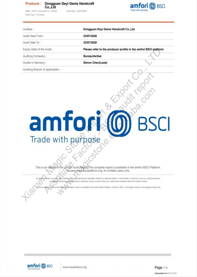BSCI-Certification